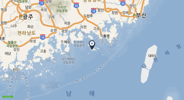 욕지도 파라다이스펜션캠핑장