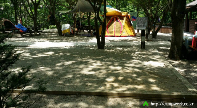 소백산국립공원 남천 야영장