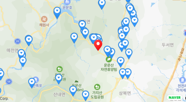 참나무숲 오토캠핑장