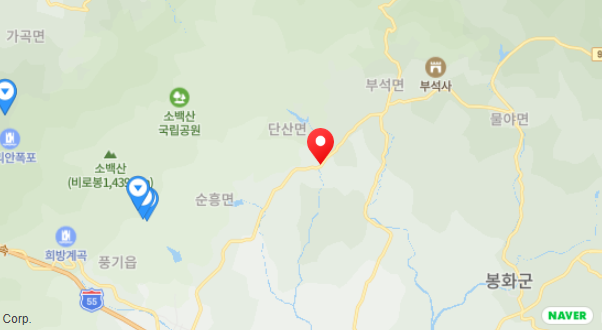 소백산마을 캠핑장