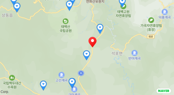 봉화 열목어마을 캠핑장