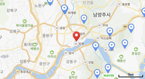 구리 토평 가족캠핑장