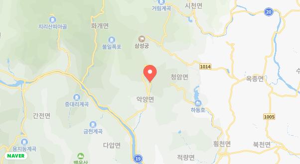 지리산 하루해 야영장