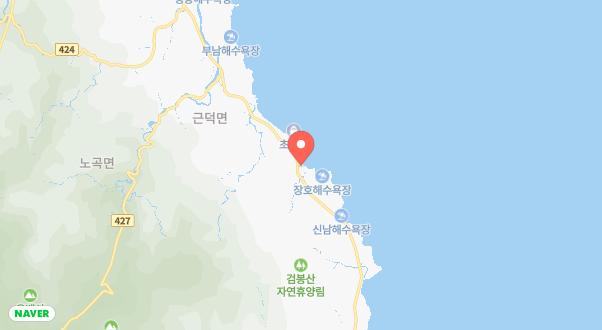 용화해수욕장 야영장