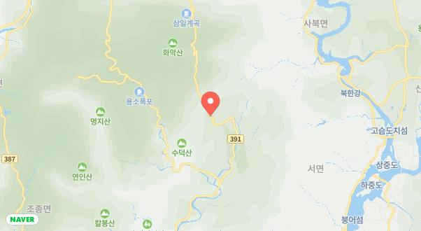 화악산 통나무